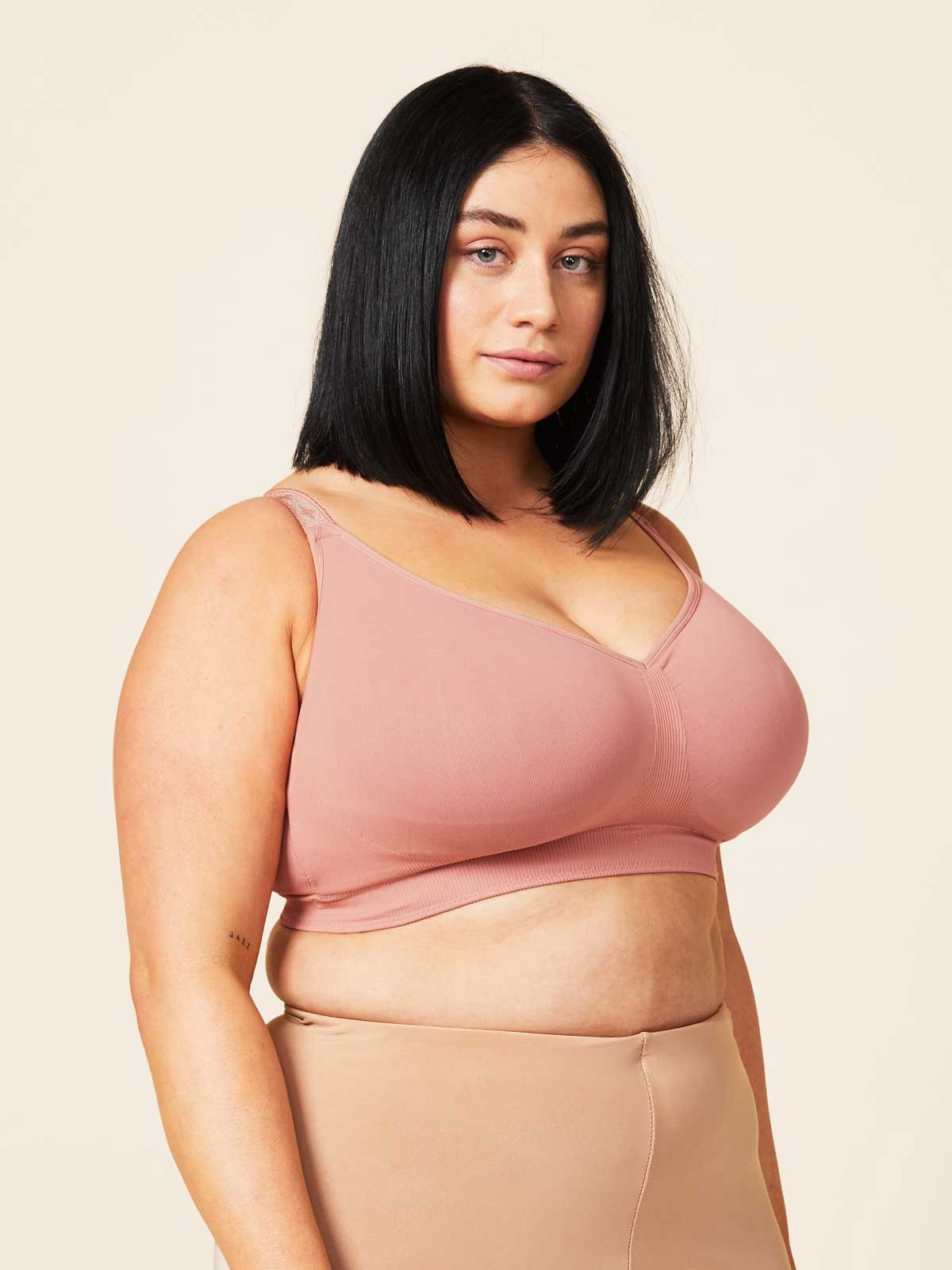 basic bra - rosewood