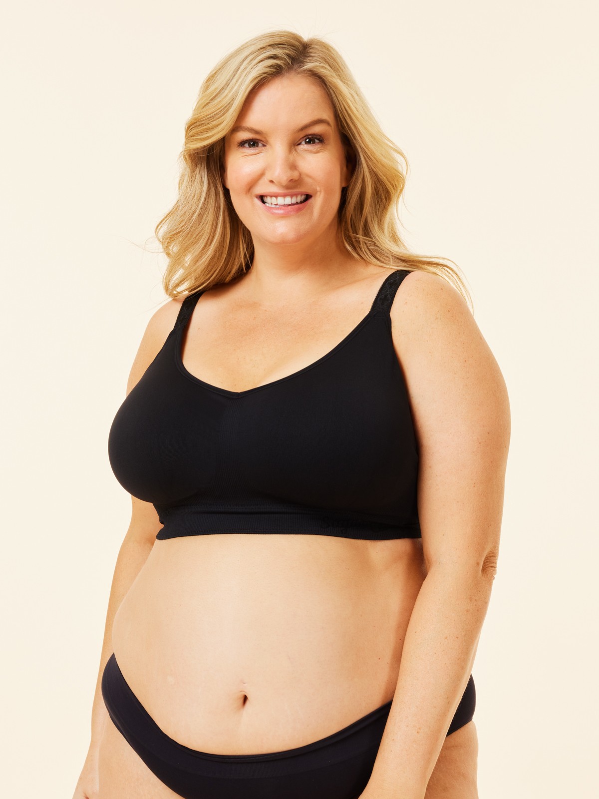 basic bra - black