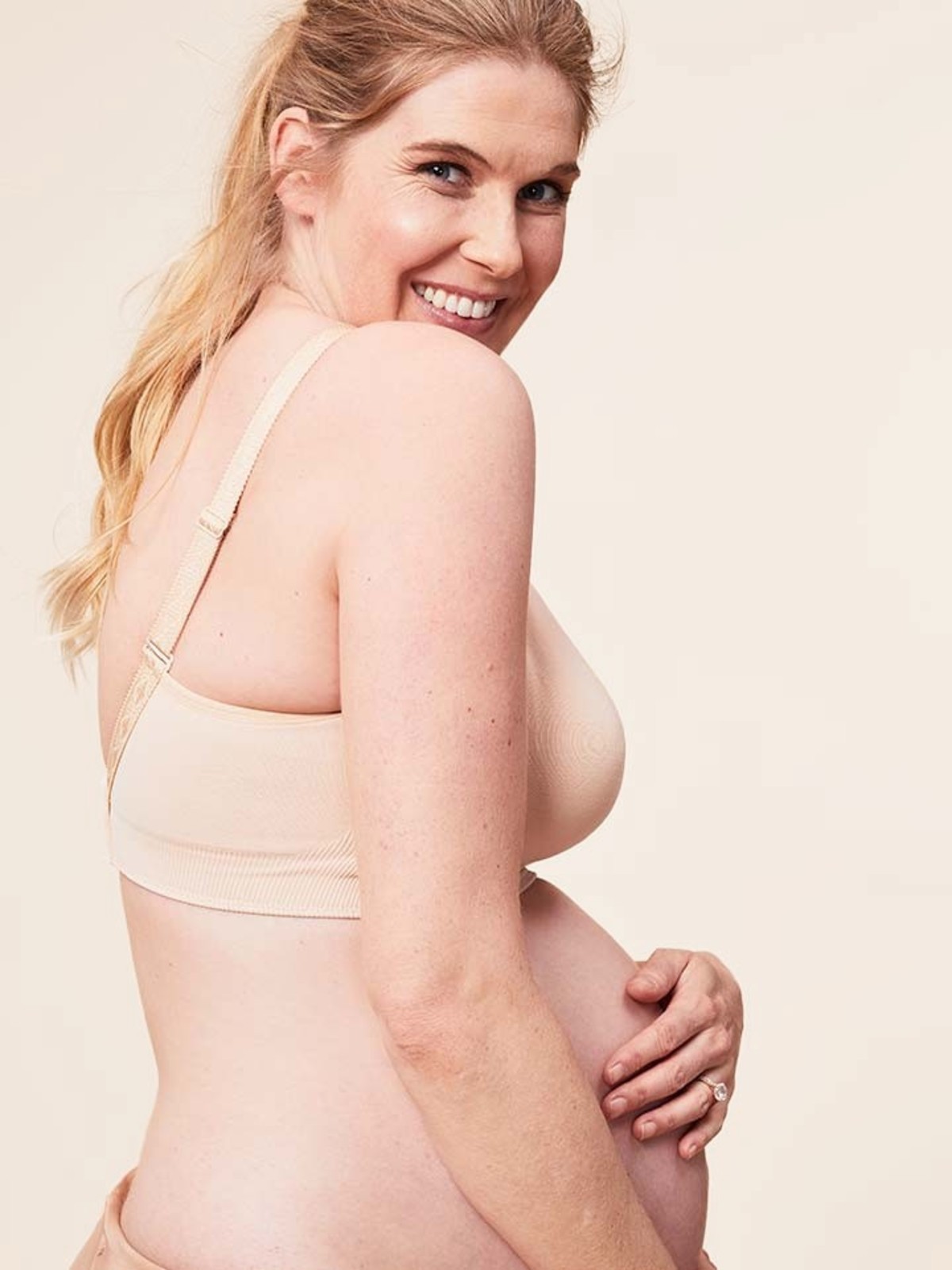 nursing bra - beige