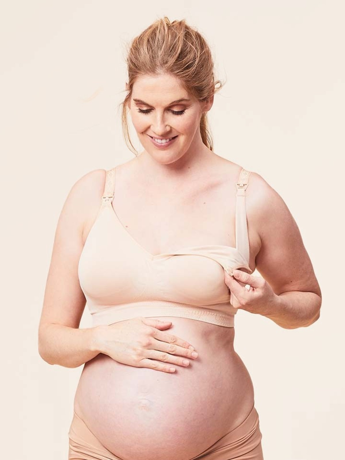 nursing bra - beige