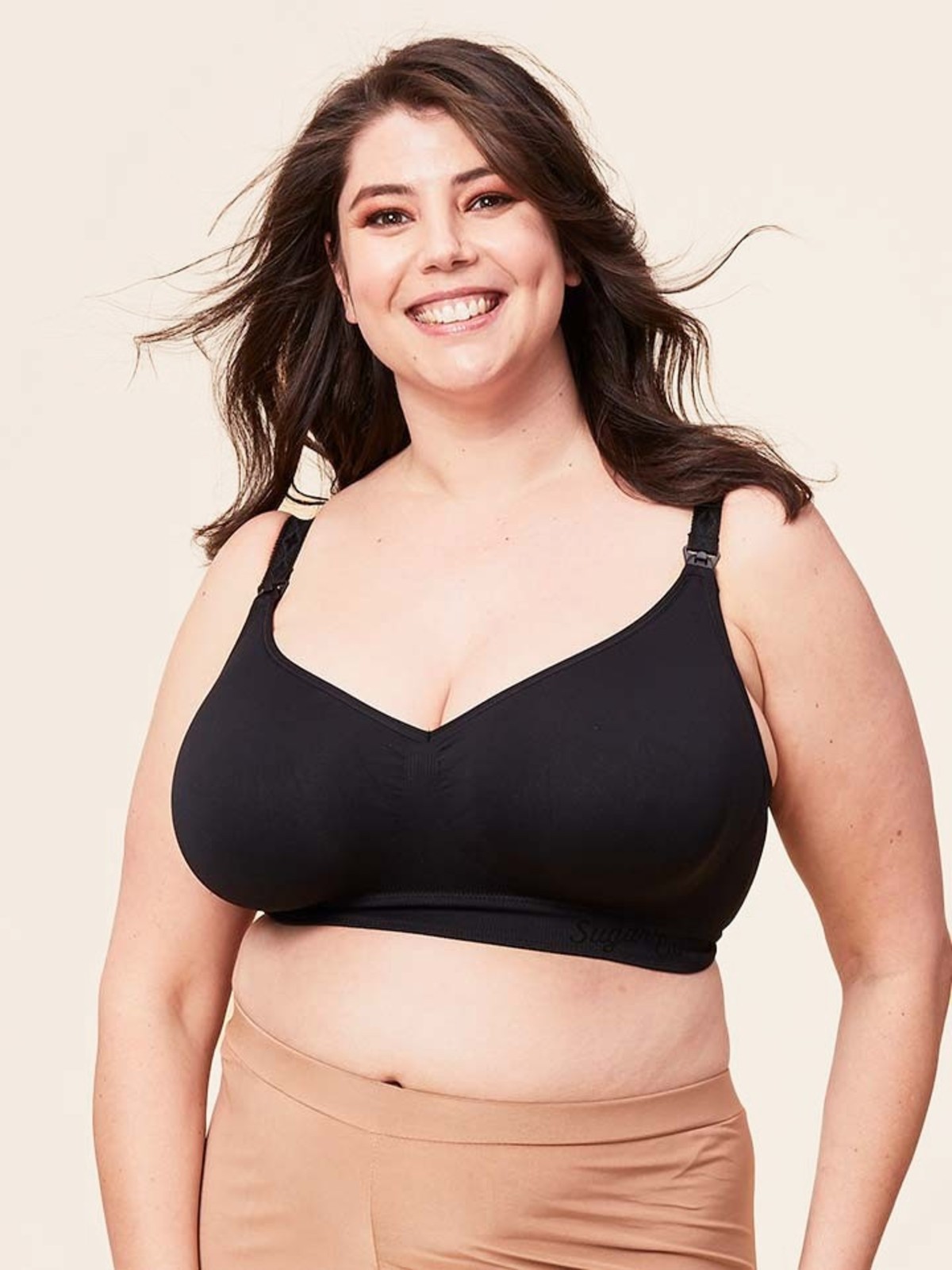 nursing bra - black