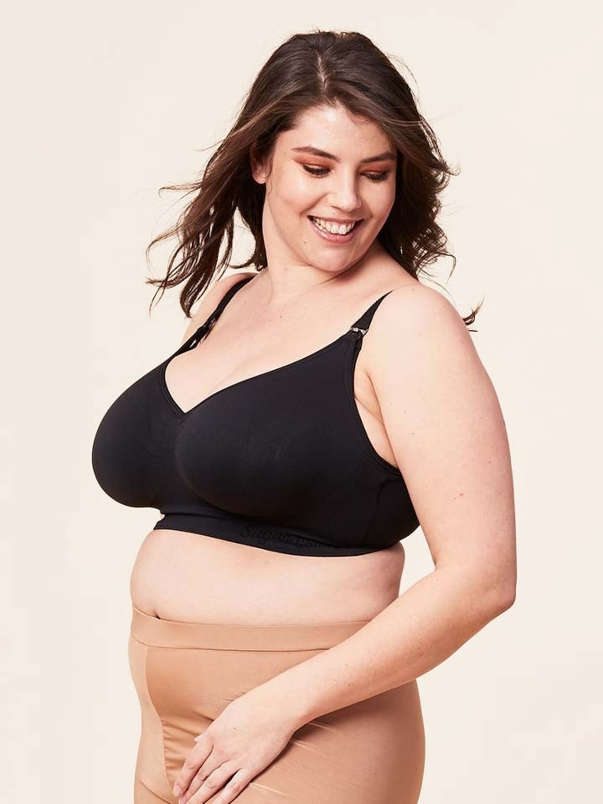 nursing bra - black