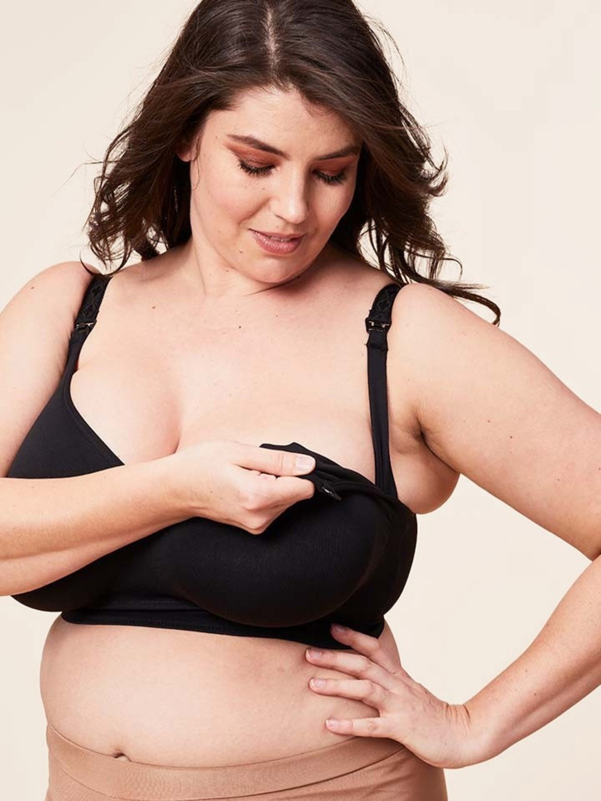 nursing bra - black