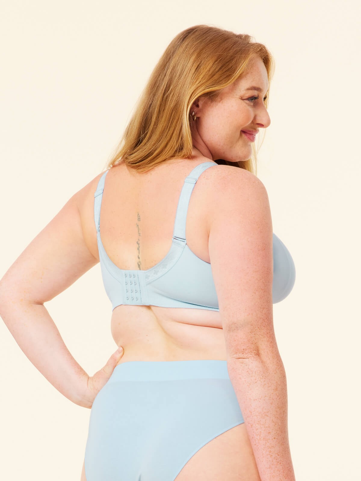 basic bra - baby blue