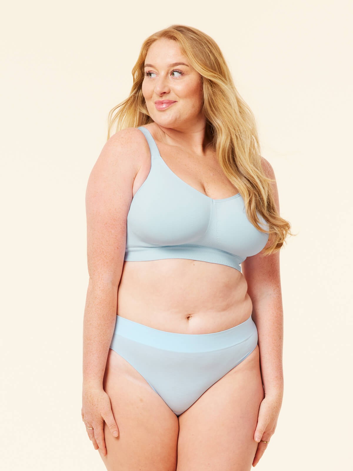 basic bra - baby blue