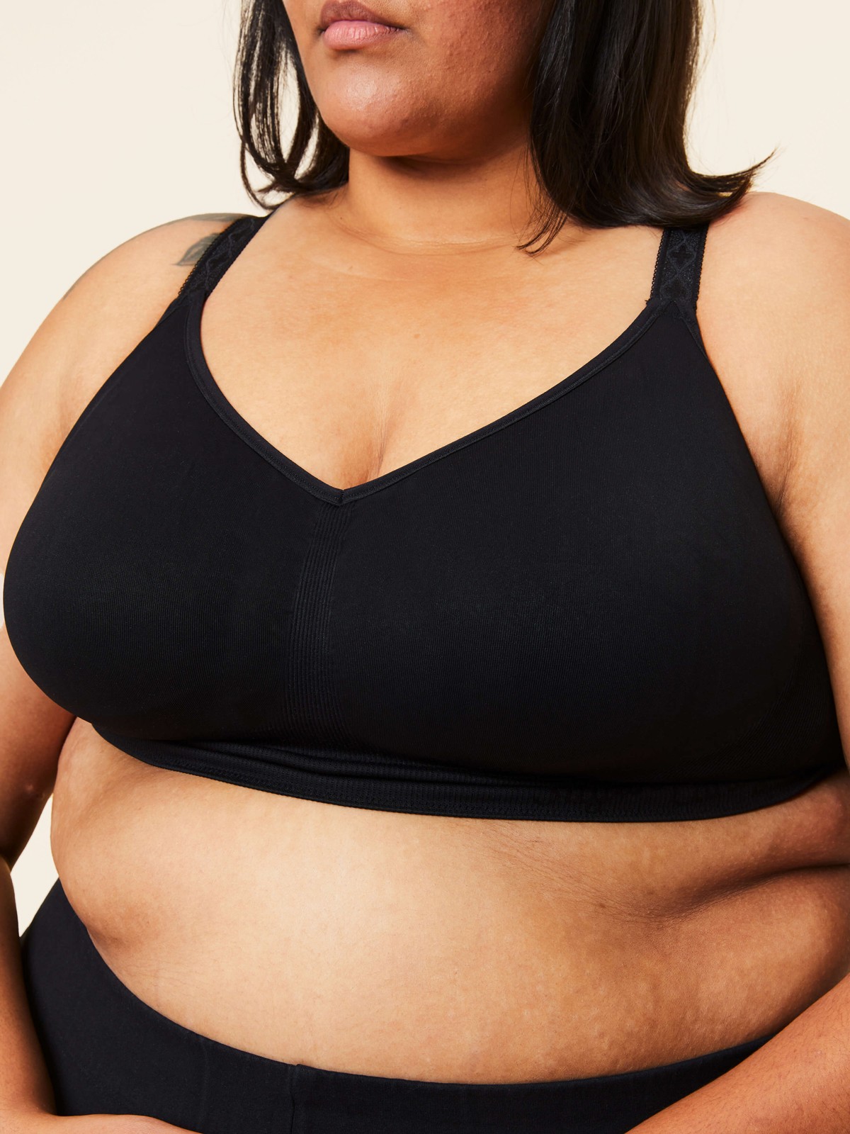 basic bra - black
