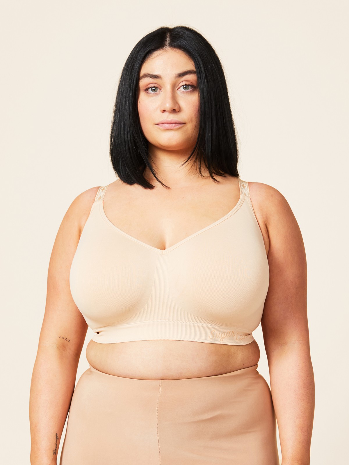 basic bra - beige