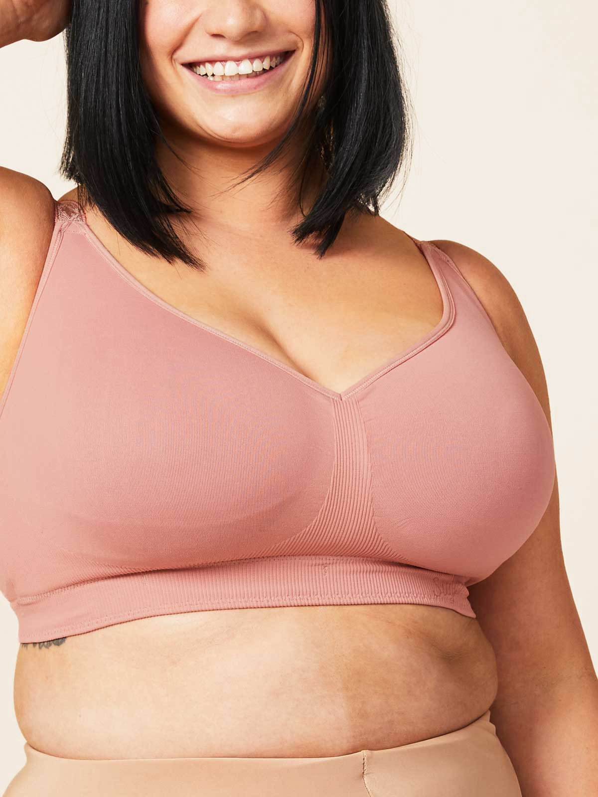 basic bra - rosewood