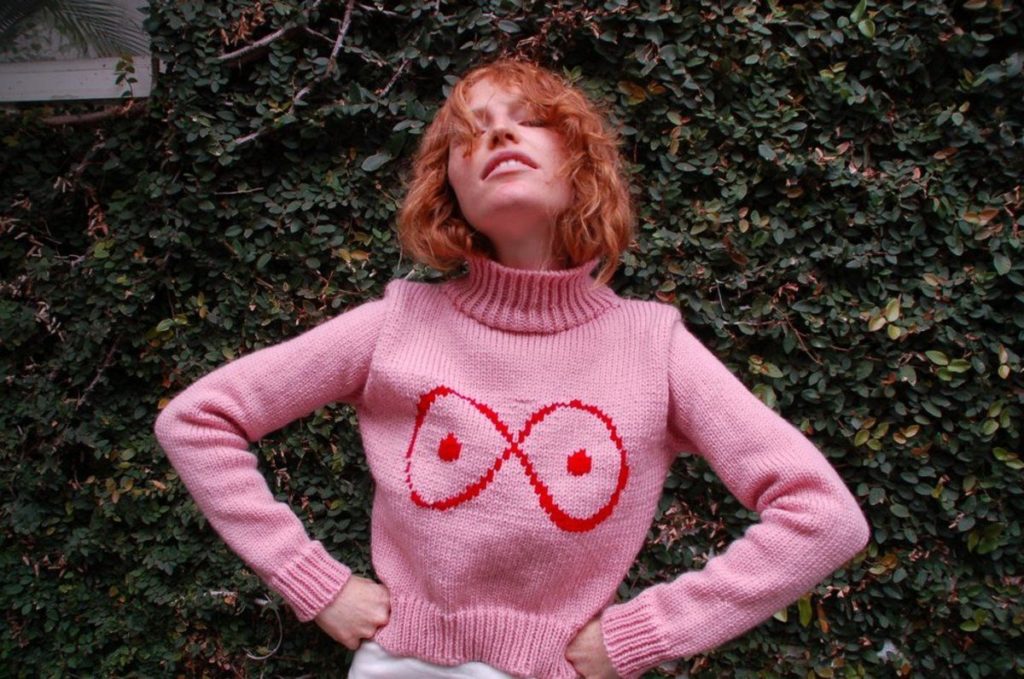 infinite boob sweater